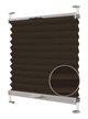 Жалюзи-плиссе Wenster тканевые Cosimo One VSM1 Duo Ecoro 109 70х170 см Коричневый (8111434019592) - изображение 1