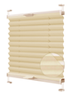 Жалюзи-плиссе Wenster тканевые Cosimo One VSM1 Duo Thermo 205 70х60 см Кремовый (701374019592) - изображение 1