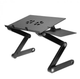 Столик трансформер для ноутбука портативна підставка з вентилятором Laptop Table T8 - изображение 4