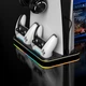 Вертикальна док-станція Saitake для PS5 з охолодженням та RGB-підсвіткою для PlayStation 5, PS VR2, чорна - зображення 2