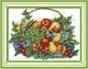 Набор для вышивания "Fruit basket (6)".AIDA 14CT, 42*32 см. БЕЗ нанесения на канву схемы - изображение 1
