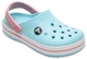 Детские кроксы Crocs Crocband Kids Ice Blue/White С9 26р. (15,7 см) Голубые - изображение 5