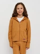Детская толстовка с капюшоном Coccodrillo Everyday Girl ZC2132401EVG-002 128 см Бежевая (5904705985356) - изображение 1
