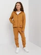 Детская толстовка с капюшоном Coccodrillo Everyday Girl ZC2132401EVG-002 128 см Бежевая (5904705985356) - изображение 3