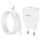 Зарядное устройство Hoco Lightning Cable Leisure single port charger C106A | 1USB, 10.5W/2.1A | white - изображение 2