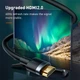 Кабель BASEUS 4KHDMI Male To 4KHDMI Male Cafule |5M, HDMI2.0| (CADKLF-H01) - изображение 4