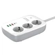 Подовжувач мережевий LDNIO c Wi-Fi SEW3452 |3USB/1Type-C, 3Sockets. QC/PD, 30W/10A, 2m EU Plug| білий - зображення 13