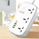 Подовжувач мережевий LDNIO c Wi-Fi SCW3451 |3USB/1Type-C, 3Sockets. QC/PD, 30W/10A, 2m EU Plug| білий - зображення 9