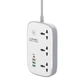 Подовжувач мережевий LDNIO c Wi-Fi SCW3451 |3USB/1Type-C, 3Sockets. QC/PD, 30W/10A, 2m EU Plug| білий - зображення 13