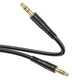 Кабель Hoco Smooth AUX audio Cable UPA24 |1m| Колір Black - зображення 4