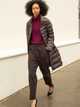 Пуховик зимний длинный женский Uniqlo 344586353 XS Коричневый (1159782651) - изображение 2
