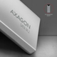 Зовнішня кишеня Axagon для SSD M.2 SATA USB Type-C 3.2 Silver (EEM2-U3C) - зображення 5