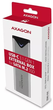 Зовнішня кишеня Axagon для SSD M.2 SATA USB Type-C 3.2 Silver (EEM2-U3C) - зображення 8