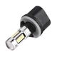 Cветодиодная лампа с цоколем H27 (880) 30SMD 4014 12V с линзой, обманкой и драйвером Белая (21114) - изображение 2