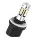 Cветодиодная лампа с цоколем H27 (880) 30SMD 4014 12V с линзой, обманкой и драйвером Белая (21114) - изображение 3