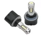 Cветодиодная лампа с цоколем H27 (880) 30SMD 4014 12V с линзой, обманкой и драйвером Белая (21114) - изображение 6