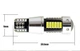 Светодиодная лампа&nbsp;Т10 W5W 30 SMD 4014 с обманкой, драйвером и линзой 12V Белая (10114) - изображение 4