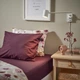 Простирадло на резинці IKEA ULLVIDE 90х200 см бордове (905.580.94) - изображение 2