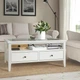 Журнальний столик IKEA IDANAS 107х55 см білий (204.878.73) - зображення 2