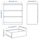 Комод з 3 ящиками IKEA MALM 80х78 см зелений (705.690.79) - изображение 6