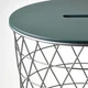 Журнальний столик IKEA KVISTBRO 44 см сіро-зелений (805.335.70) - изображение 5