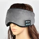 Маска для сна с наушниками bluetooth 3D EnJoy C 100 на липучке, заряд от USB Серая - изображение 3