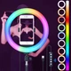Кільцева лампа світлодіодна 26 см, RGB, MJ260 Soft Ring Light - зображення 5