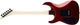 Електрогітара JACKSON JS12 DINKY AH METALLIC RED - зображення 3