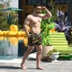 Шорты для плавания Pobedov Pool day Tigr i oko Черный L SOpr683Lba - изображение 5