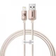 Кабель Baseus Crystal Shine Series Fast Charging Data Cable USB to iP 2.4A 2m Pink (755592) - изображение 1