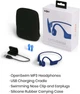 SHOKZ OpenSwim MP3-навушники з кістковою провідністю ідеально підходять для плавання із внутрішньою пам'яттю 4 ГБ.Cиній колір - зображення 4
