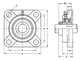 Подшипник в корпусе UCF 206 (UCF206) BEL - изображение 3