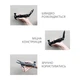 Мультифункциональный инструмент Multitool Claw Hammer 21в1 – многофункциональный мультитул с молотком и гвоздодером (чёрный) - изображение 4