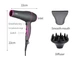 Фен для волос с диффузором VGR Hair Dryer V-402 2200W цвет серый с розовым - изображение 5
