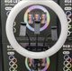 Кольцевая светодиодная лампа RGB MJ14, 36 см, 15 цветовых схем и 10 ступеней яркости БЕЗ ШТАТИВА - изображение 5