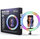 Кольцевая LED лампа для селфи MJ26 RGB 26 см БЕЗ ШТАТИВА - изображение 1