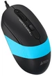 Миша A4Tech FM10 Black/Blue USB - изображение 2
