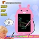 Дитячий графічний планшет для малювання A-Toys Writing Tablet LCD DC 101 на батарейці зі стилусом Рожевий - зображення 1