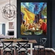 Нічна тераса Кафе Ван Гог ,красива картина ,холст ,120x80 см (Код товару:idea-80) - зображення 1
