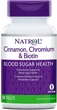 Натуральная добавка Natrol Cinnamon Chromium & Biotin 60 таблеток - изображение 1