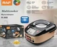 Мультиварка рисоварка пароварка фритюрница с антипригарной чашей RAF R.988 Pro Gold 21 программа 900W - изображение 6