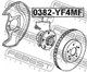 Ступица колеса Febest (0382-YF4MF) - изображение 2