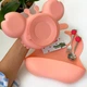 Силиконовая Тарелка КРАБ Коралл - изображение 3