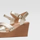Женские босоножки Clara Barson Patty WS202-01 5904862766867 40 25.2 см Золотистые (5904862766942) - изображение 3