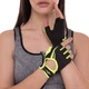Рукавички для фітнесу спортивні рукавички Zelart Lady Collection 161731 розмір XS Black-Yellow - зображення 6
