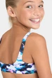 Підлітковий роздільний купальник для дівчинки Arena Tie And Dye Bikini TOP 006206-500 152 см Білий/Синій/Мультиколор (3468336893272) - зображення 4