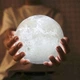 Сенсорний нічник місяць RGB Magic 3D Moon Light - зображення 2