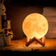 Сенсорний нічник місяць RGB Magic 3D Moon Light - зображення 8