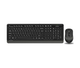 Комплект бездротовий (клавіатура+миша) A4Tech FG1010S Black/Grey - изображение 1