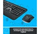 Комплект бездротовий Logitech MK540 Black USB - изображение 4